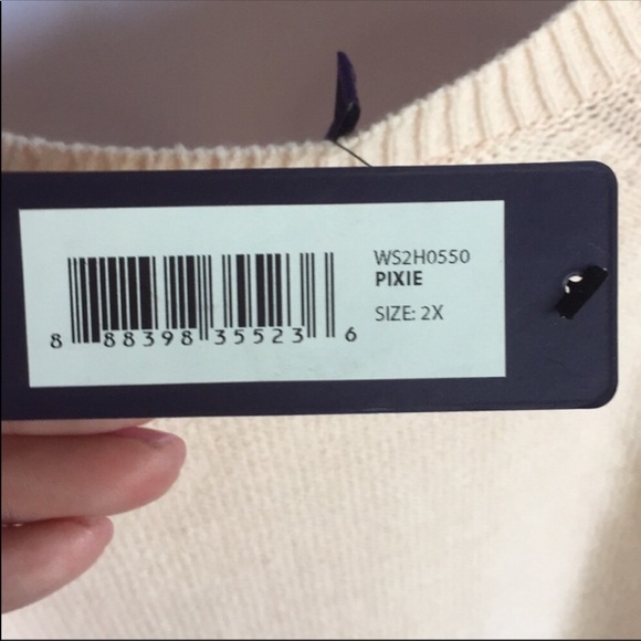 NEW NYDJ Plus Size Sparkle Sweater with Sequins - Picture 8 of 8